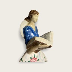 Edouard Cazaux, femme au livre