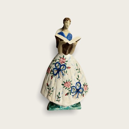Edouard Cazaux, femme au livre