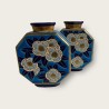 Longwy, paire de vases art deco