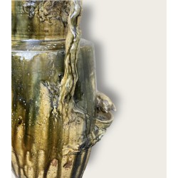 Grand vase au chat Thomas Cartier