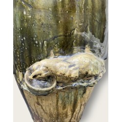 Grand vase au chat Thomas Cartier