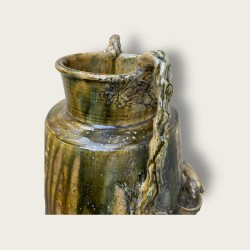 Grand vase au chat Thomas Cartier