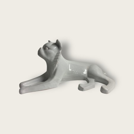 Art deco Dog signed Sibrac and edition Domi