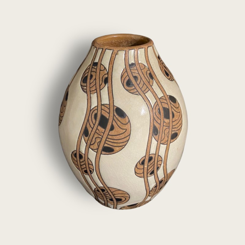 Vase Charles Catteau, Keramis, rare décor
