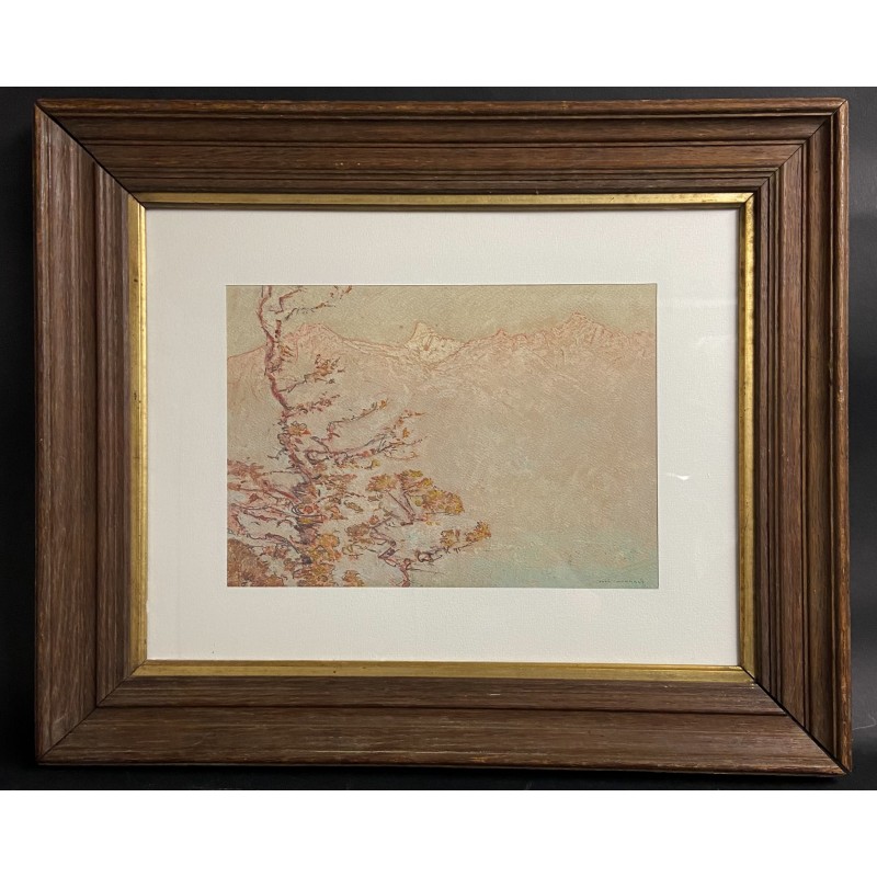 José Mingret, paysage de montagne au printemps
