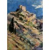 Robert Falcucci, village de Corse. Vivario ? Corté ?