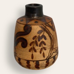 Vase Ciboure, décor aux coqs