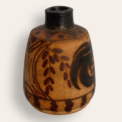 Vase Ciboure, décor aux coqs