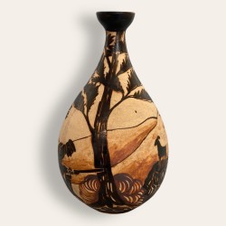 Vase Ciboure décor aux bouquetins