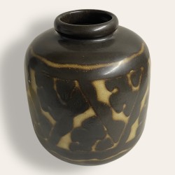 Vase en grès Charles Catteau, décor africaniste
