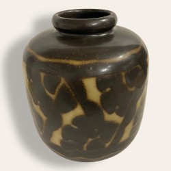 Vase en grès Charles Catteau, décor africaniste