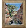 Louis Rollet, le gondolier à Venise