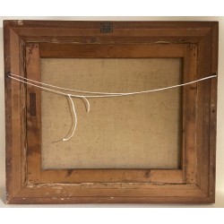 Raymond Lecourt  Le cheval blanc devant la ferme en Normandie