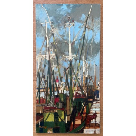 Michel King, les thoniers au Guilvinec