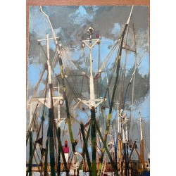 Michel King, les thoniers au Guilvinec