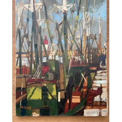 Michel King, les thoniers au Guilvinec