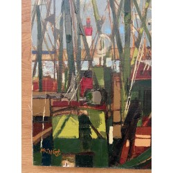 Michel King, les thoniers au Guilvinec