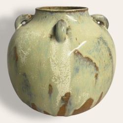 vase Auguste Delaherche stoneware vase