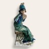 The Elegant Woman With The Muff, Figurine By Van Den Streaten. Aloys