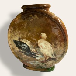 Haviland and P L Couturier, vase with ducklings