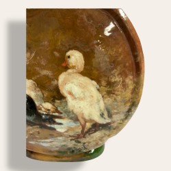 Haviland and P L Couturier, vase with ducklings