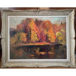 Albert Malet, autumn landscape