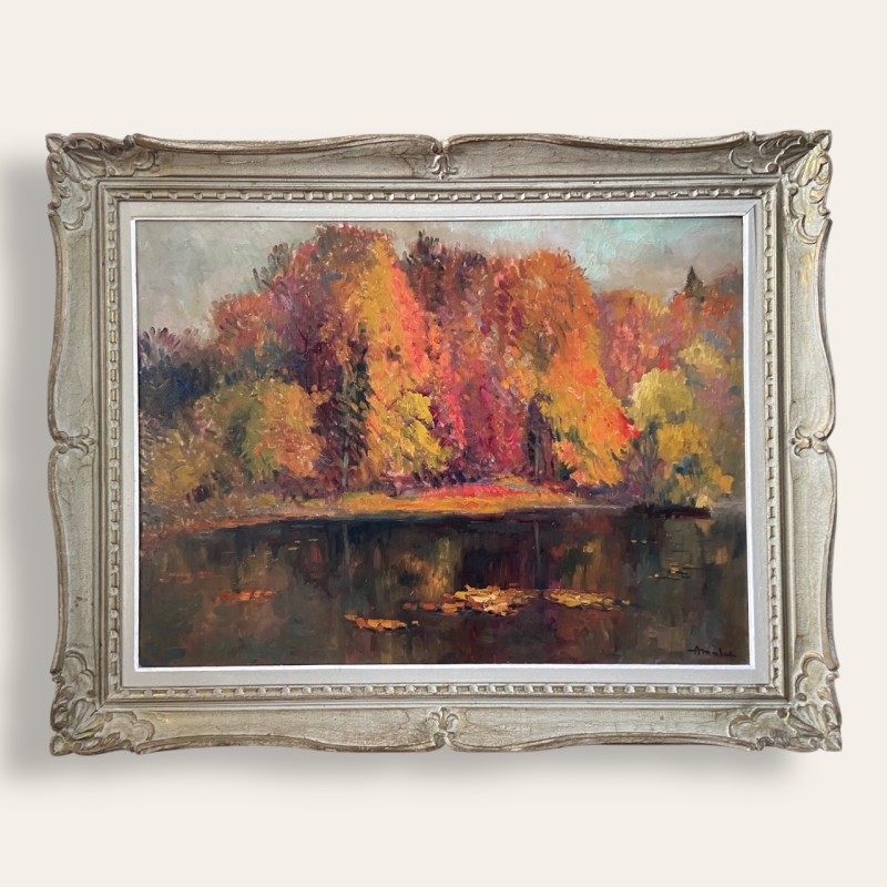 Albert Malet, autumn landscape