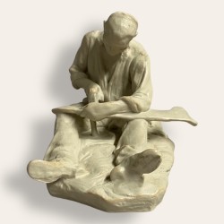 Jules Dalou, and Sèvres. The sharpener of fake stoneware from Sèvres