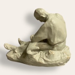 Jules Dalou, and Sèvres. The sharpener of fake stoneware from Sèvres