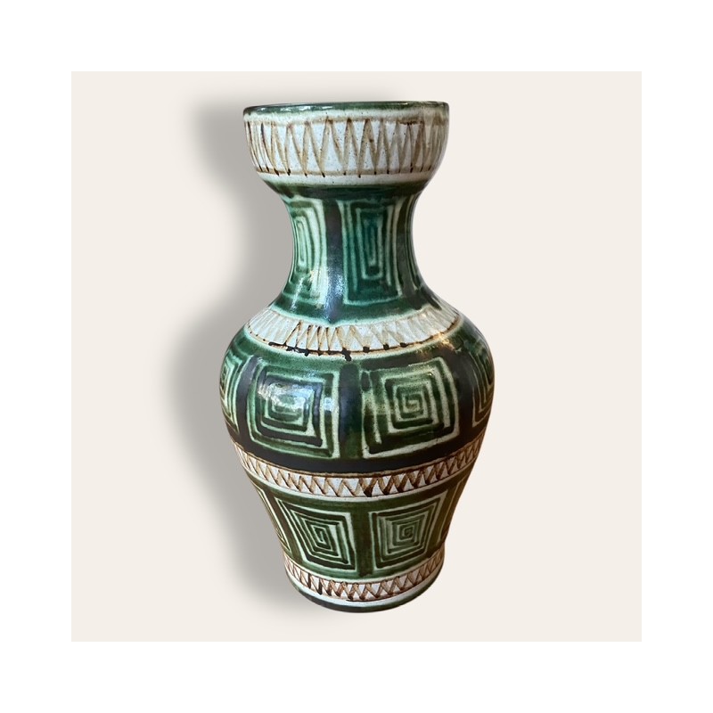 Robert Picault, very large baluster vase