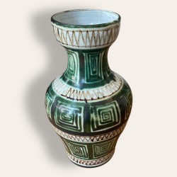 Robert Picault, very large baluster vase