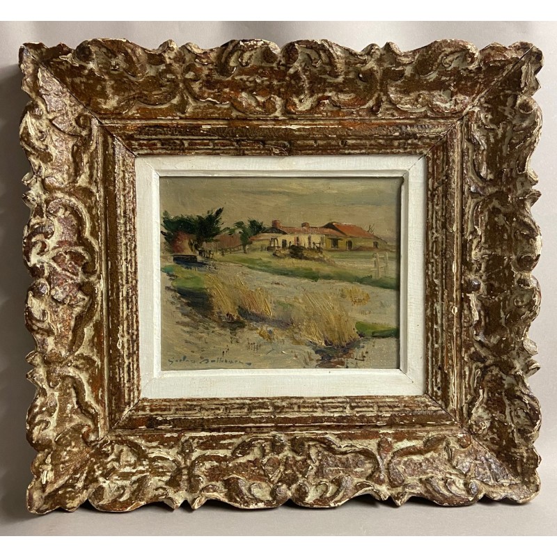 Gaston Dolbeau, bourrine dans le marais de Vendéen