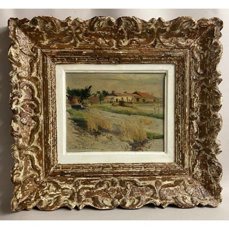 Gaston Dolbeau, bourrine dans le marais de Vendéen
