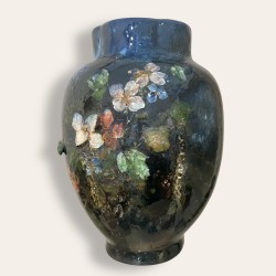 Vase Haviland en barbotine,...