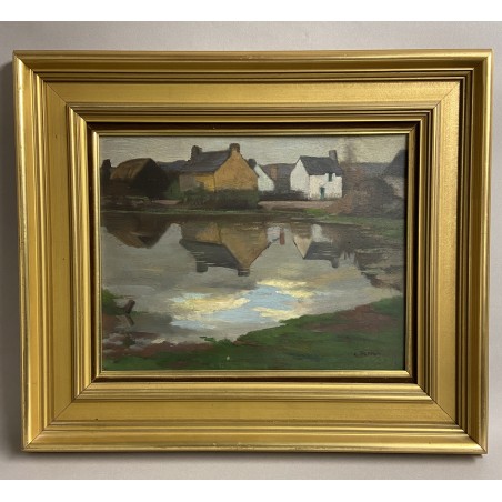 Charles Perron, reflets sur l'étang