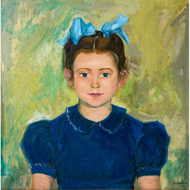 Pierre Théron, La Petite Fille au Ruban Bleu