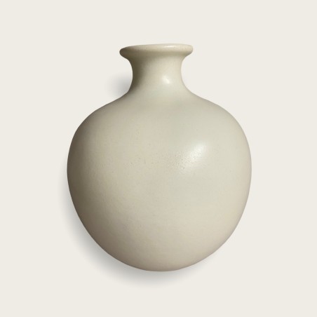 Vase Primavera, émaillé blanc