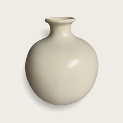 Vase Primavera, émaillé blanc