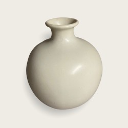 Vase Primavera, émaillé blanc