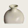 Vase Primavera, émaillé blanc