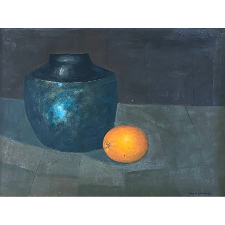 Paco Gorospe, nature morte à l'orange