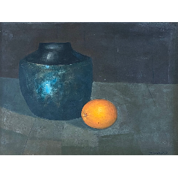 Paco Gorospe, nature morte à l'orange