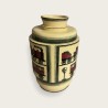 Vase Robert Lallemant, art deco, décor de trains