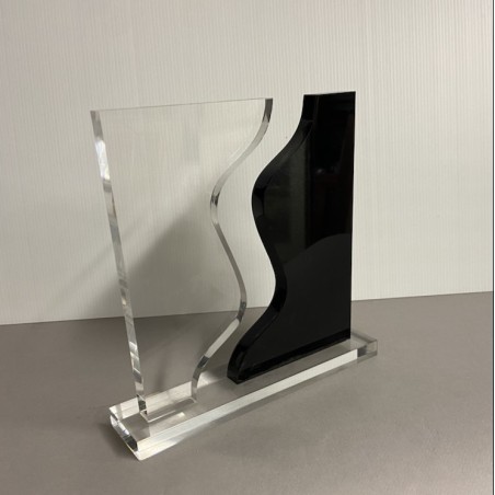 Sculpture plexi le Ying et le Yang