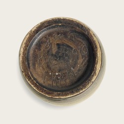 Vase Jean Besnard, décor à l'or