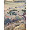 William Thornley, le village, les pins en bord de mer