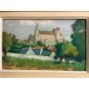 Octave Linet, vue d'un village