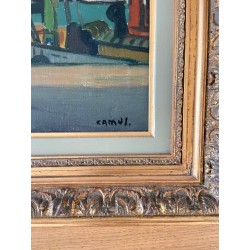 Gustave Camus, les voiliers au port