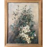 4 grands tableaux de fleurs