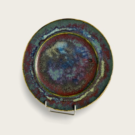 Assiette Dalpayrat, sang de boeuf